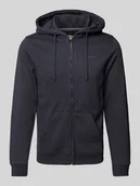 Koszulki męskie - Bluza rozpinana z detalem z logo model ‘Downton’ - miniaturka - grafika 1