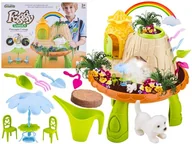 Zabawki interaktywne dla dzieci - Zestaw Małego Ogrodnika UPRAWA Nawilżacz do roślin, Stolik, Domek Dla Lalek, Doniczka Na Rośliny - miniaturka - grafika 1