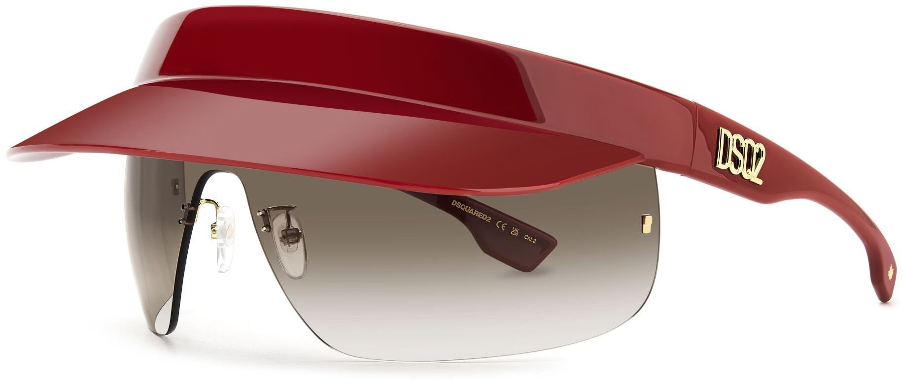 DSQUARED2 D2 0139/S C9A RED 99/1/110 Męskie okulary przeciwsłoneczne