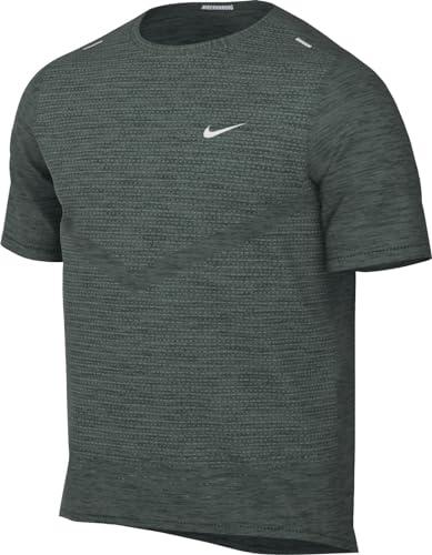 Nike Top męski Dri-Fit Rise 365 Ss, Vintage Green/Htr/Reflective Silv, CZ9184-338, L