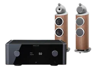Zestawy stereo - Rotel Michi X5 S2 (czarny) + 803 D4 (orzech) - miniaturka - grafika 1