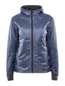 Kurtki damskie - Craft ADV EXPLORE LIGHTWEIGHT | lekka kurtka damska L | Flow | pakowalna kurtka outdoorowa damska | izolacja PrimaLoft | 2 kieszenie zapinane na zamek błyskawiczny | kaptur | wstawki ze stretchu | - miniaturka - grafika 1