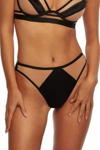 Figi stringi Lou 932/2 czarne - Kinga - Majtki damskie - miniaturka - grafika 1