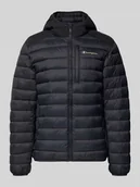 Kurtki męskie - Kurtka pikowana z kapturem i logo - miniaturka - grafika 1