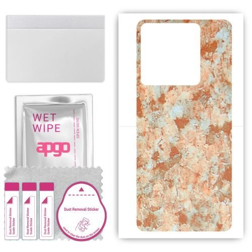 folia naklejka skórka strukturalna na TYŁ do Xiaomi Poco X6 - Kamień Piaskowiec - apgo SKINS