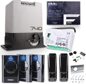 Napędy i siłowniki do bram - Napęd Siłownik FAAC 740 do bram przesuwnych o ciężarze do 500kg - miniaturka - grafika 1