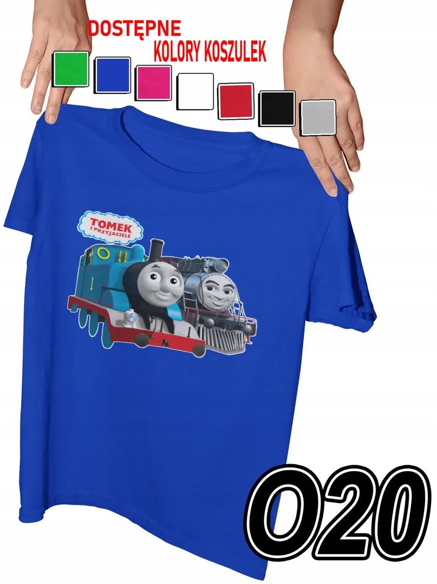 Koszulka Dziecięca Z Nadrukiem Tomek I Przyjaciele Różne Wzory - L 146-152