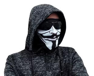 Godan Maska komin Protest 1szt TZ-MKPR TZ-MKPR - Dodatki do strojów karnawałowych - miniaturka - grafika 1