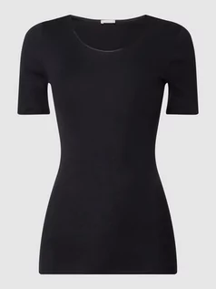 Koszulki i topy damskie - T-shirt z bawełny model ‘Cotton Seamless’ - grafika 1