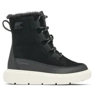 Buty dla dziewczynek - Śniegowce Sorel Explorer™III Lace Wp 2088512010 Czarny - miniaturka - grafika 1