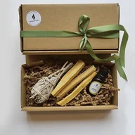 Zestawy upominkowe - Zestaw - Palo Santo, Szałwia, olejek eteryczny neroli - miniaturka - grafika 1