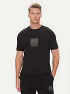 Koszulki męskie - HUGO T-Shirt Dusplit 50542784 Czarny Regular Fit - miniaturka - grafika 1