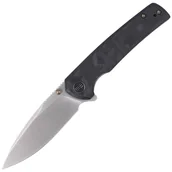 Noże - Nóż składany WE Knife Subjugator Marble Carbon Fiber, Satin Finish (WE21014D-1) - miniaturka - grafika 1