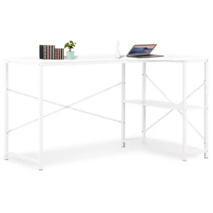 vidaXL Biurko komputerowe, białe, 120 x 72 x 70 cm vidaXL - Biurka - miniaturka - grafika 1