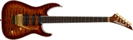 Gitary elektryczne - Jackson Pro Plus Series Soloist SLA3Q Ebony Fingerboard Amber Tiger Eye - miniaturka - grafika 1