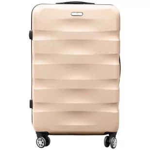 Mocna walizka damska z ABSu Peterson PTN 5806 S - Walizki - miniaturka - grafika 1