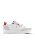 Trampki męskie - U.S. Polo Assn. Sneakersy w kolorze biało-beżowym - miniaturka - grafika 1