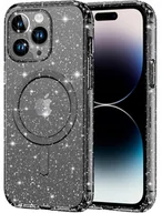 Etui i futerały do telefonów - Etui do Apple iPhone 14 Pro BROKATOWE do MagSafe CLEAR CASE Szkło na ekran - miniaturka - grafika 1