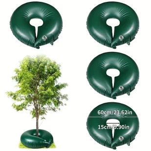 TEMU 2/4 szt. Duże Torby do Podlewania Drzew z PVC, Pojemność 10/15 Galonów, Automatyczne Nawadnianie z Powolnym Uwalnianiem i Ochroną Przed Słońcem - Inne - miniaturka - grafika 1