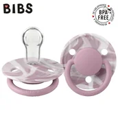 Smoczki uspokajające - Bibs De Lux Tie Dye Heather White Smoczek Uspokajający Silikonowy One Size - miniaturka - grafika 1