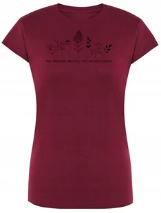 T-Shirt damski nadruk KWIATKI KWIATY r.S - Koszulki i topy damskie - miniaturka - grafika 1