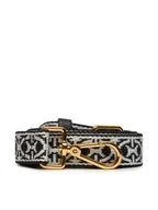 Paski - Coccinelle Wymienny pasek do torebki M20 Nastro Monogram E3 M20 68 B5 21 Czarny - miniaturka - grafika 1