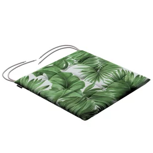 Dekoria Siedzisko Karol na krzesło zielone liście na białym tle 40 × 40 × 3,5 cm Urban Jungle 200-141-71 - Meble modułowe i akcesoria - miniaturka - grafika 1