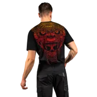 Koszulki sportowe męskie - Venum T-shirt Koszulka Męska Quetzal Fury Black/Fury Red - miniaturka - grafika 1