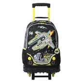 Plecaki - TOTTO SPACESHIP KOŁA SZKOLNE UNISEX-dorosły plecak czarny 60 - miniaturka - grafika 1