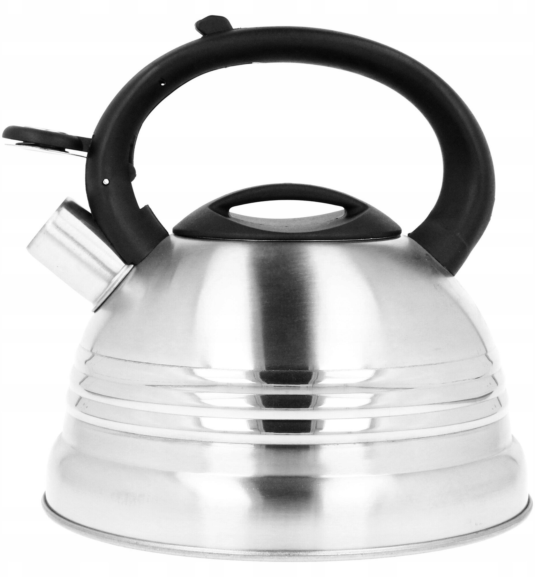 Brunbeste Czajnik na gaz stalowy z gwizdkiem 2.7L indukcja srebrny BRUNBESTE BB-2358