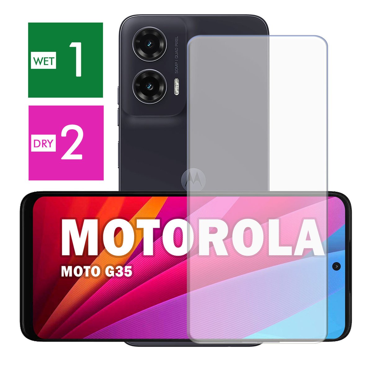 PANCERNE SZKŁO HARTOWANE DO MOTOROLA MOTO G35 SZYBKA NA TELEFON JAKOŚĆ