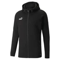 Bluzy sportowe męskie - Męska Bluza Z Kapturem TeamFINAL Full Zip - miniaturka - grafika 1