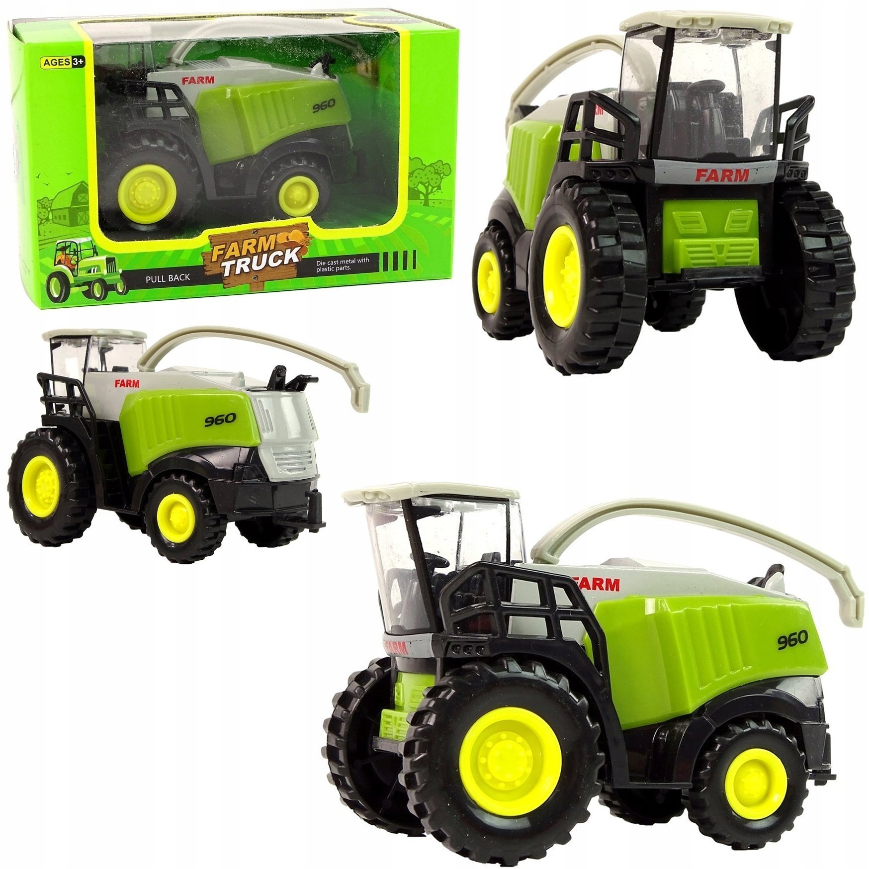 Kombajn metalowy z napędem