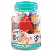 Zabawki do kąpieli - Ludi Zestaw sikawek do wody zabawka do kąpieli 6 el. Zwierzątka 10M+ - miniaturka - grafika 1