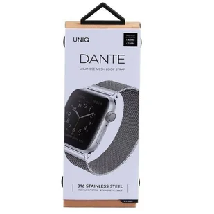 UNIQ pasek Dante Apple Watch Series 4/5/6/7/SE 44/45mm. Stainless Steel srebrny/sterling silver - Akcesoria do smartwatchy - miniaturka - grafika 6