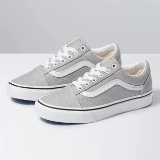 Trampki męskie - Vans buty Old Skool Silver/True White X1K) - grafika 1