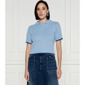 Swetry damskie - Pinko Sweter biotipo | Regular Fit | z dodatkiem wełny - miniaturka - grafika 1