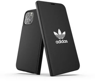 Adidas OR Booklet Case BASIC iPhone 12 Pro Max czarno biały/black white - Etui i futerały do telefonów - miniaturka - grafika 1