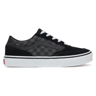 Buty dla chłopców - Vans BROOKLYN LS VN000D82KOU1 Czarny - miniaturka - grafika 1