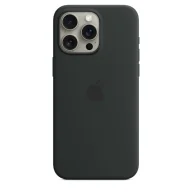 Etui i futerały do telefonów - APPLE SILICONE CASE MT1M3ZM/A IPHONE 15 PRO MAX BLACK BEZ OPAKOWANIA - miniaturka - grafika 1