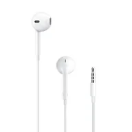 Słuchawki - Apple EarPods MNHF2ZM/A białe - miniaturka - grafika 1