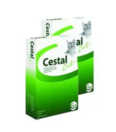 Suplementy i witaminy dla psów - Cestal Cat tabletki na odrobaczanie kotów 4 tabletki - miniaturka - grafika 1