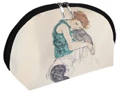 Kosmetyczki, organizery i kuferki - Kosmetyczka Siedząca kobieta z podniesionym kolanem Egon Schiele - miniaturka - grafika 1
