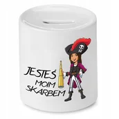 Skarbonki - Skarbonka Dla Melanii na Urodziny Idealny Prezent z Nadrukiem ze Zdjęciem + Opakowanie na prezent (wzór 02) - miniaturka - grafika 1