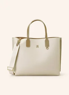 Tommy Hilfiger Torba Shopper Satchel beige - Torebki damskie - miniaturka - grafika 1