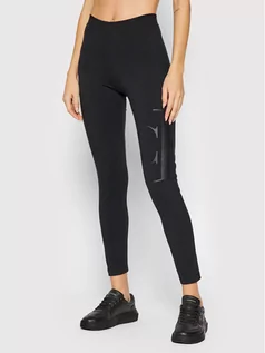 Spodnie damskie - Calvin Klein Jeans Legginsy J20J216584 Czarny Slim Fit - grafika 1