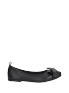 Baleriny - Wojas Skórzane baleriny w kolorze czarnym - miniaturka - grafika 1