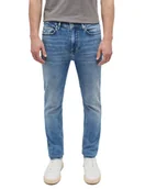 Spodnie męskie - Mustang Męskie Spodnie Jeansy Dżinsy Slim 34/30 - miniaturka - grafika 1