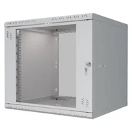 Szafy rack - Szafa wisząca Standard 19" 9U, 450mm, drzwi szklane, szara - miniaturka - grafika 1