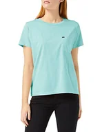 Koszulki i topy damskie - Lee Damska koszulka Garment Dyed Tee, Zielony (ummer Mint No), XS - miniaturka - grafika 1